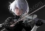 Nier: 2B "Sound of Silence" (Poster/Playmat/XL Canvas)