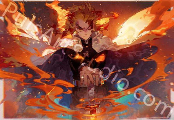 Rengoku (Poster/Playmat/XL Canvas)