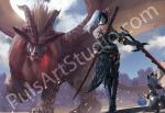 Monster Hunter: Teostra Poster/Playmat/XL Canvas