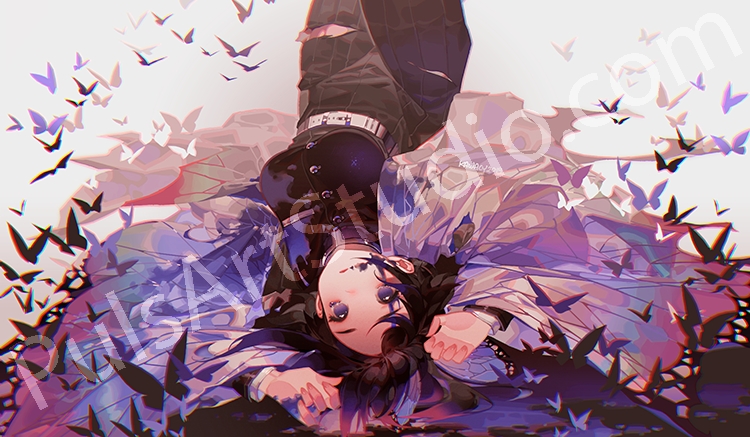 Demon Slayer: Shinobu "Destruction" (Poster/Playmat/XL Canvas) picture