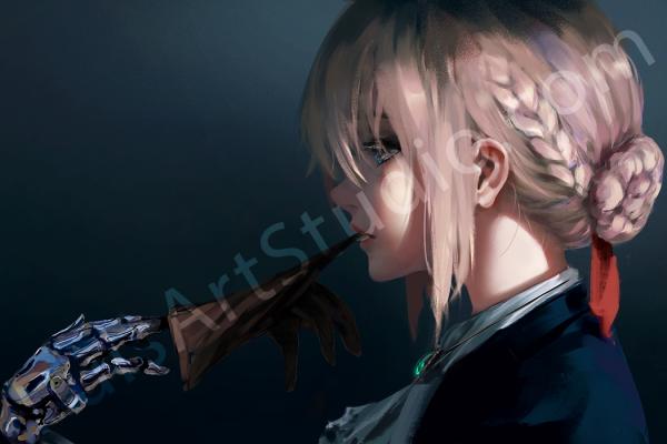 Violet Evergarden: "Auto Memory Doll" (Poster/Playmat/XL Canvas) picture