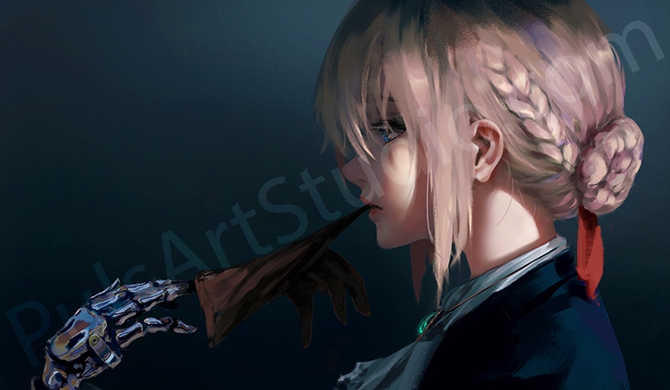 Violet Evergarden: "Auto Memory Doll" (Poster/Playmat/XL Canvas) picture