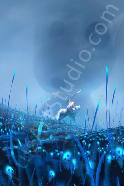 Princess Mononoke (Poster/Playmat/XL Canvas)