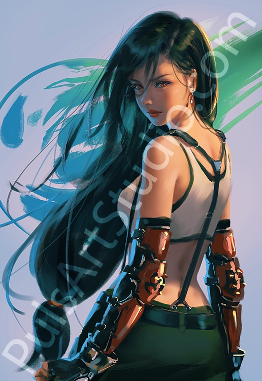 FFVII: Tifa (Poster/Playmat/XL Canvas)