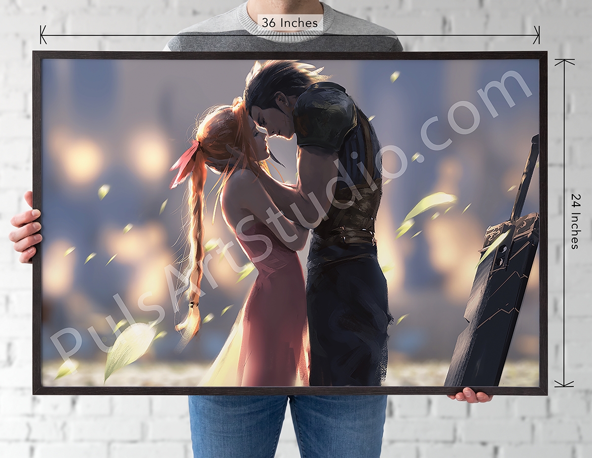 FFVII: Zack & Aerith "Lifestream" (Poster/Playmat/XL Canvas) picture