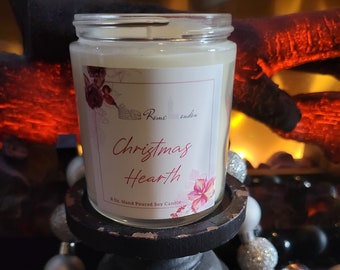 8 Oz soy candle-Christmas Hearth