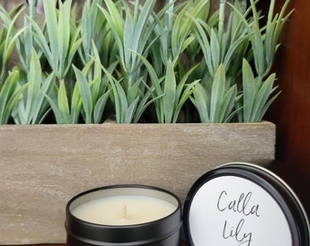 4 Oz Soy Candle-Calla Lily