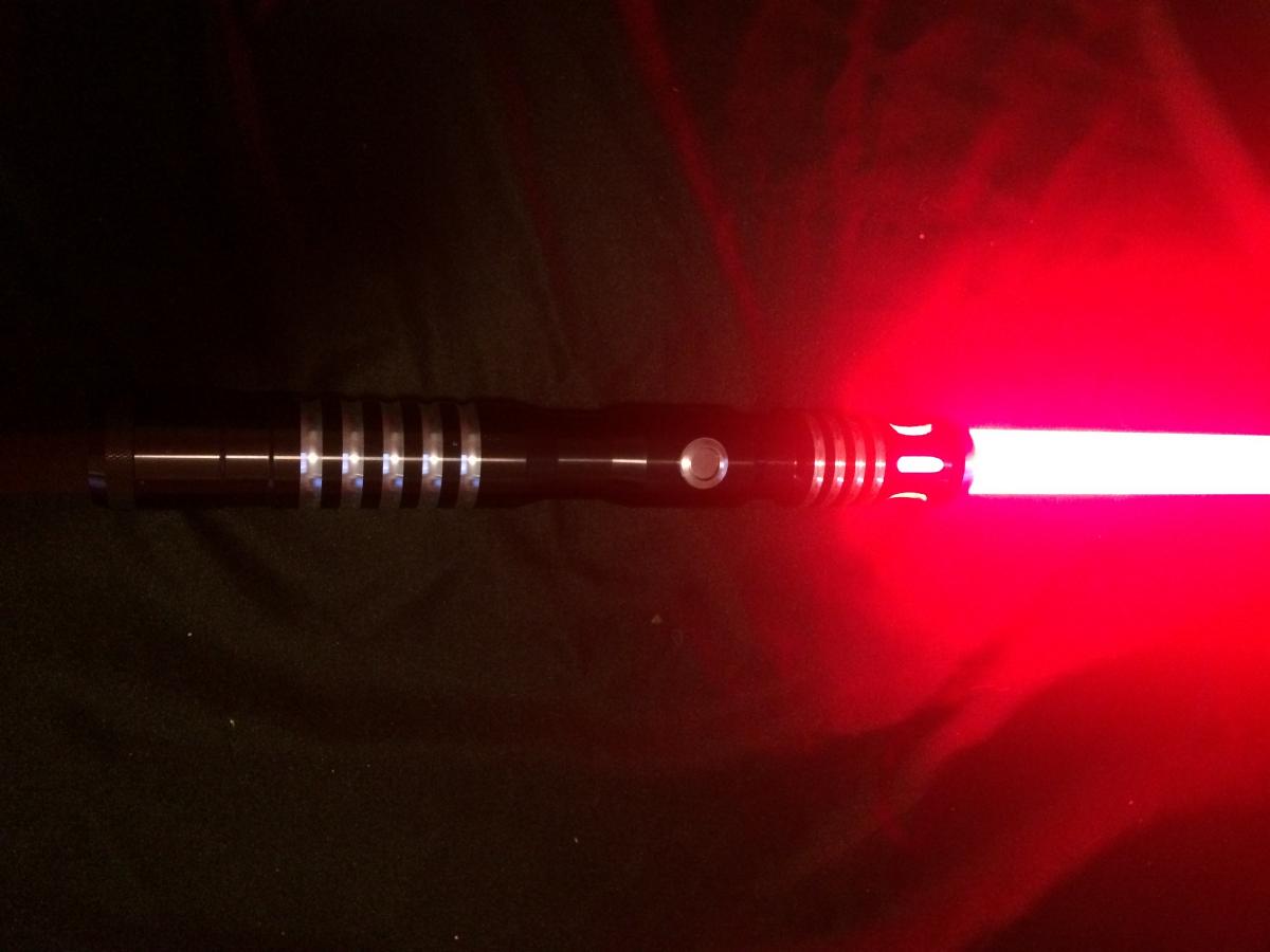 Black Handled Saber in Red picture