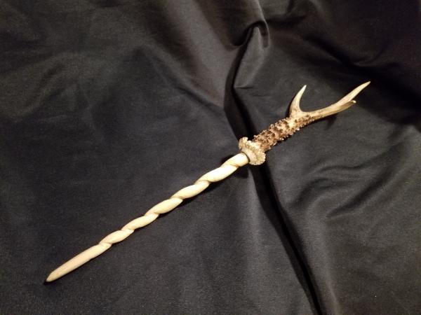 Antler Wand Unicorn Style in Birch