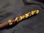 Gryffindor House Swirl Wand in Walnut