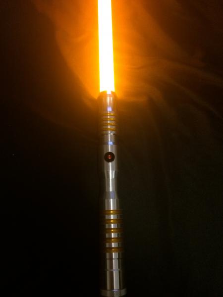 Two Handed Lightsaber in Orange picture