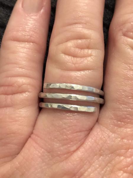 Aluminum Wire Triple Wrap Ring picture