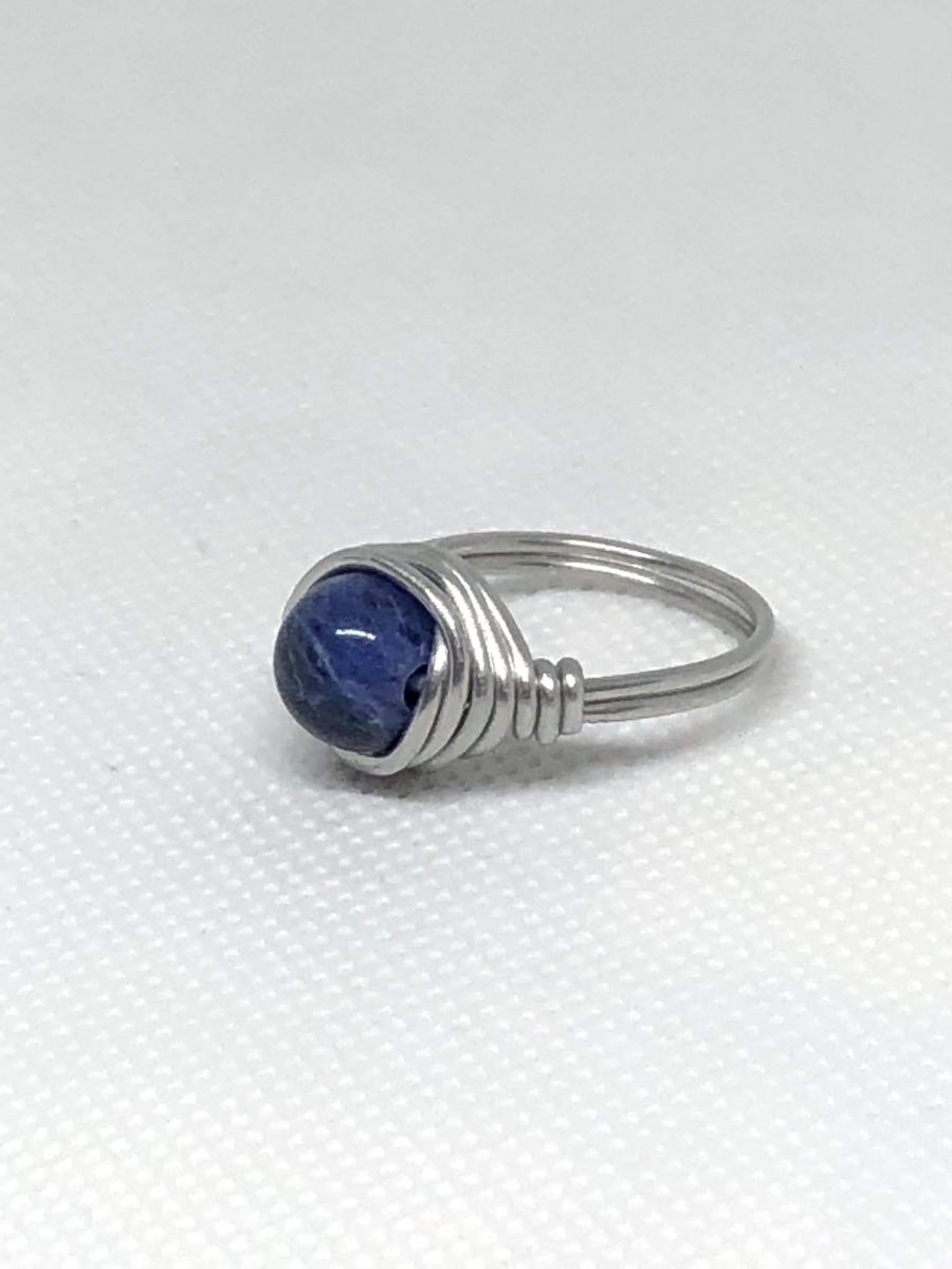 Wire Wrapped Gemstone Rings picture