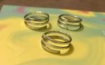 Aluminum Wire Triple Wrap Ring