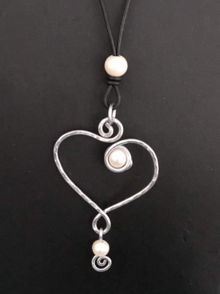 Freshwater Pearl Wire Pendant Necklaces picture