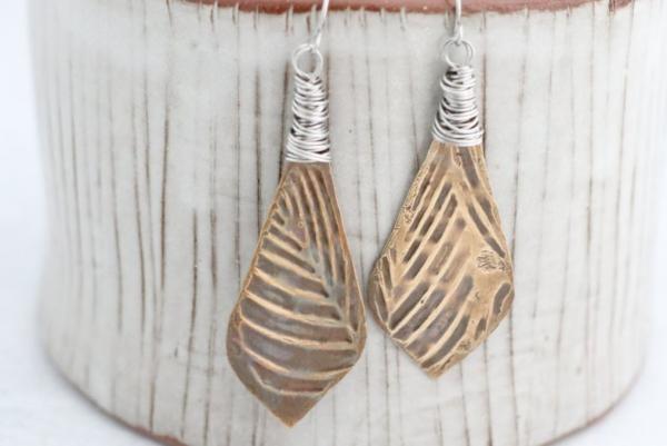 Leaves of Bronze Earrings picture
