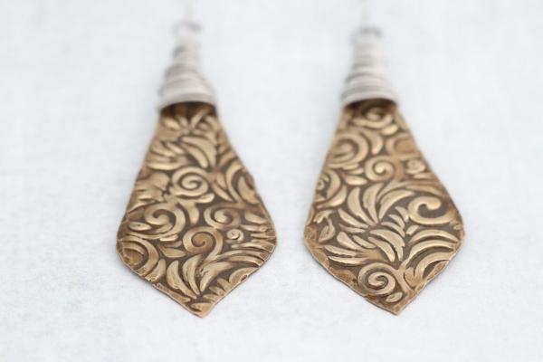 Beautiful Artisan Bronze Earrings picture