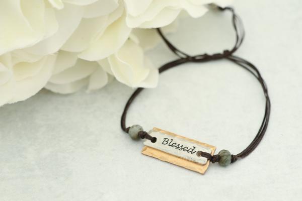 Two Tone Word Bracelet