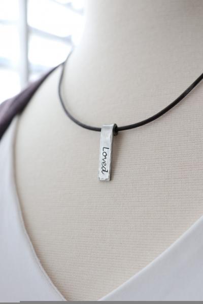 Pewter Word Necklace picture