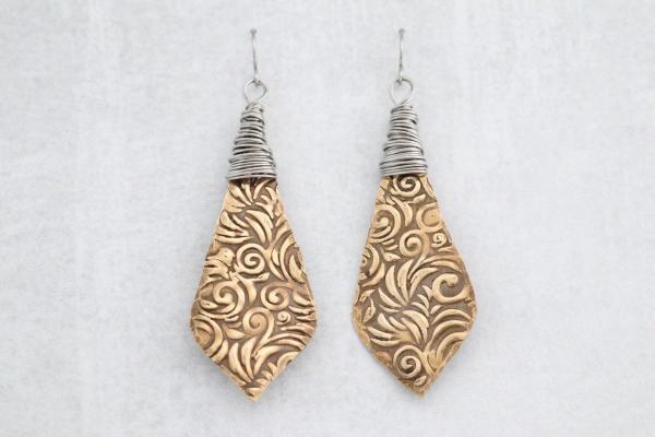 Beautiful Artisan Bronze Earrings