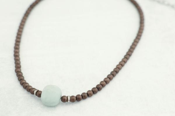 Amazonite w/ Bronze Hematite Choker