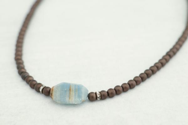 Beautiful Kyanite w/ Bronze Hematite Choker