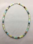 Beaded bead necklace