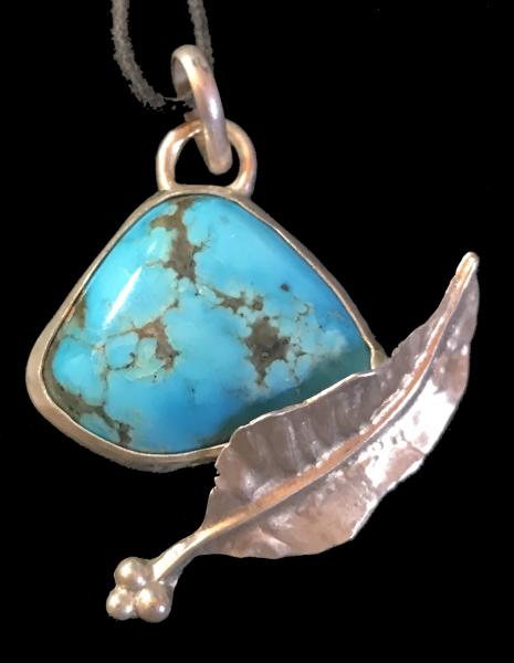 Morenci Turquoise Pendant #1