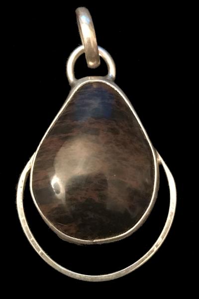 Mahogany Obsidian Pendant #1