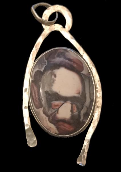 Porcelain Jasper Pendant #1