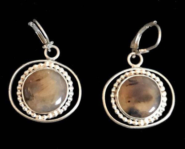 Montana Agate Earrings #1