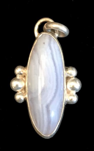 Blue Lace Agate Pendant #2 picture