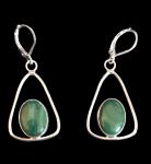 Malachite Earrings #1