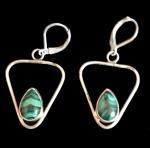 Malachite Earrings #2