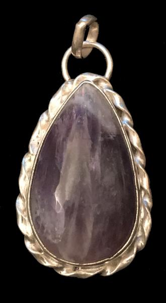 Chevron Amethyst Pendant #2 picture