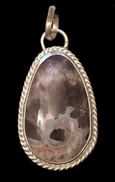 Chevron Amethyst Pendant #1 picture