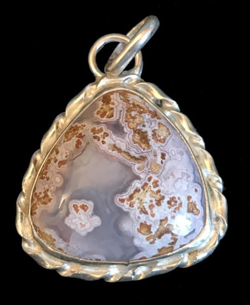 Calico Lace Agate Pendant #1 picture