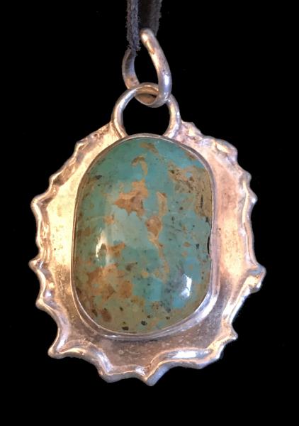 Kingman Turquoise Pendant #1