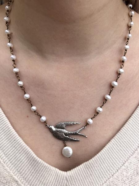 Sparrow and pearls