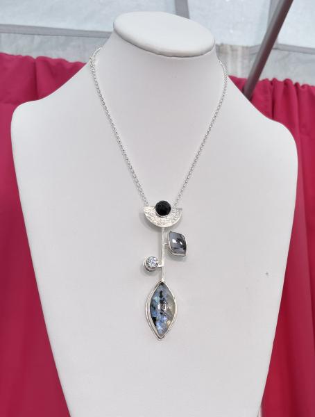 Abstract Moonstone Pendant Necklace picture