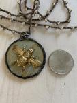 Bee Pendant with 36" long adjustable necklace