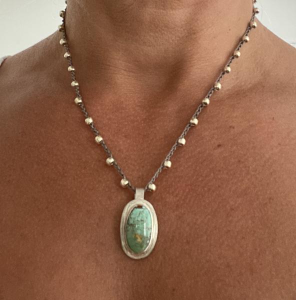 Royston Turquoise Sterling Silver Pendant picture