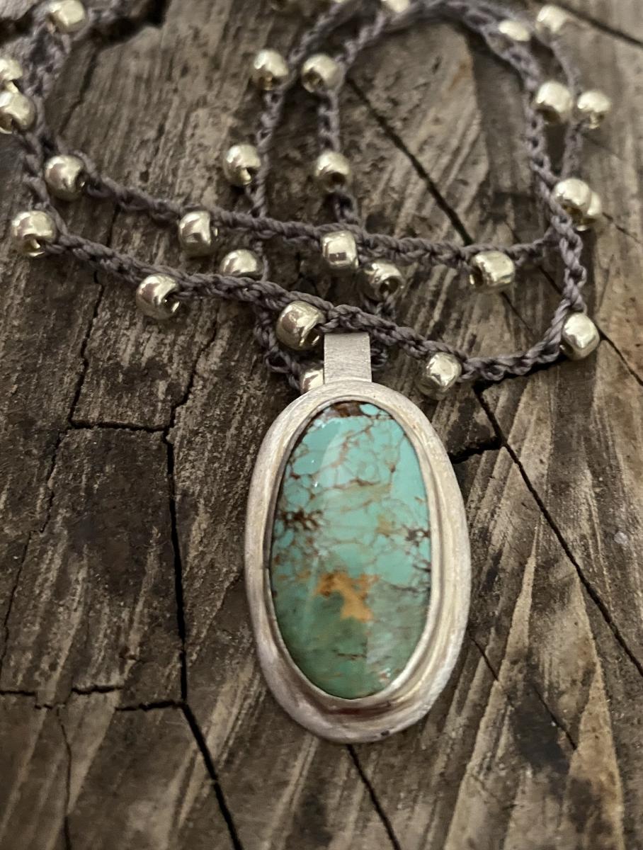 Royston Turquoise Sterling Silver Pendant picture