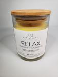 RELAX Lavender Eucalyptus Beeswax Candle