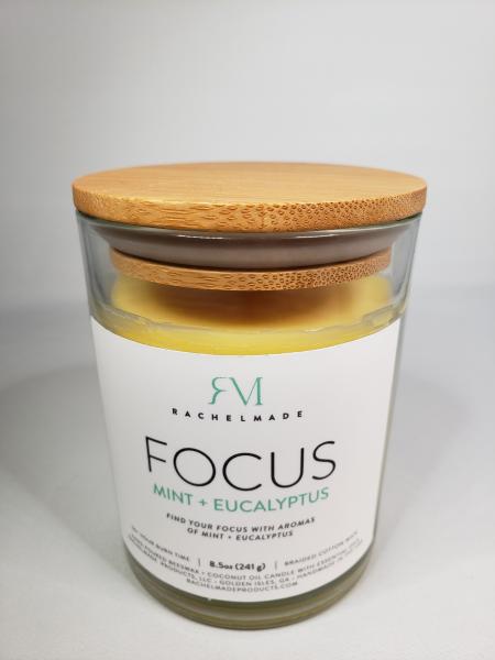 FOCUS Mint Eucalyptus Beeswax Candle