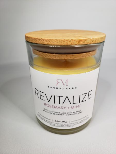 REVITALIZE Rosemary Mint Beeswax Candle picture