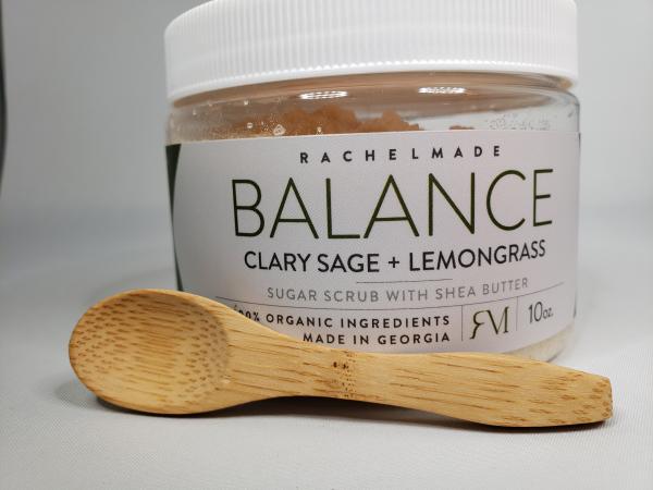 BALANCE Clary Sage & Lemongrass Sugar Scrub with Shea Butter