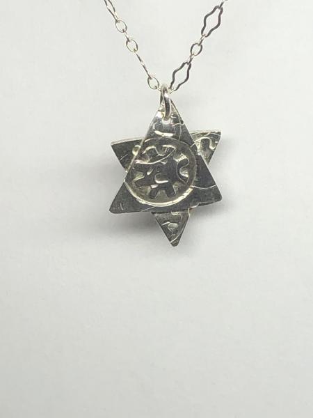 Star of David Sterling Necklace picture