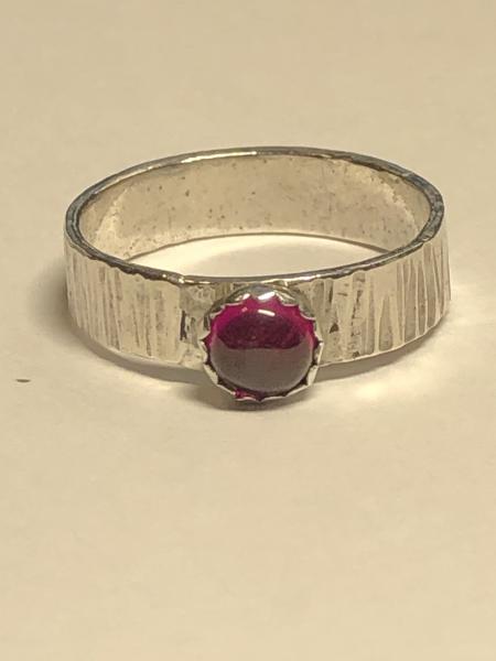 Round Ruby Ring