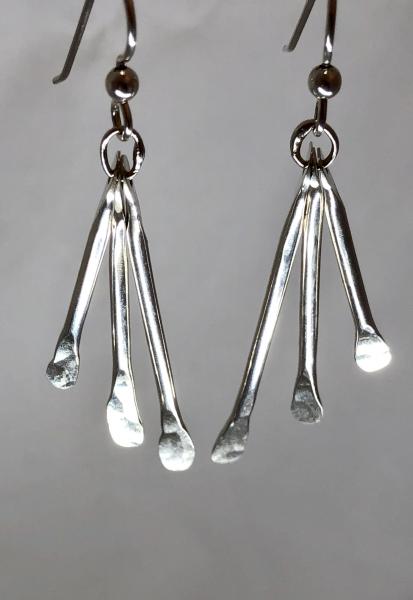 Sterling Silver Paddle Earrings picture